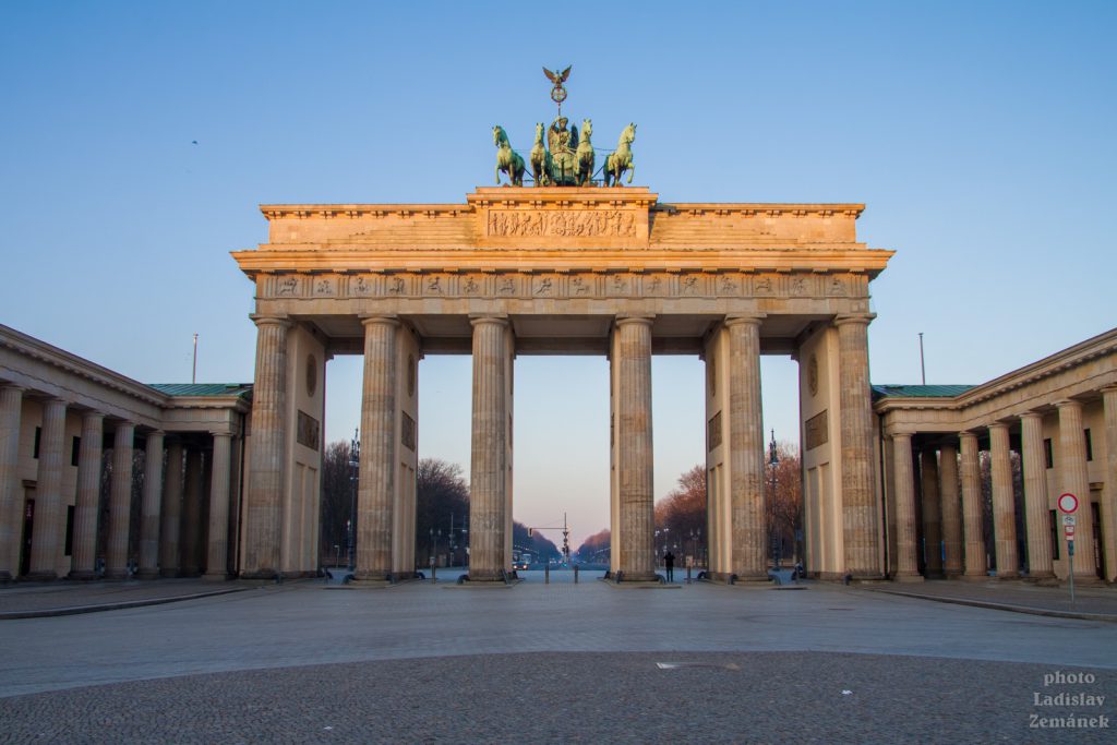 Berlínská zeď - Braniborská brána
