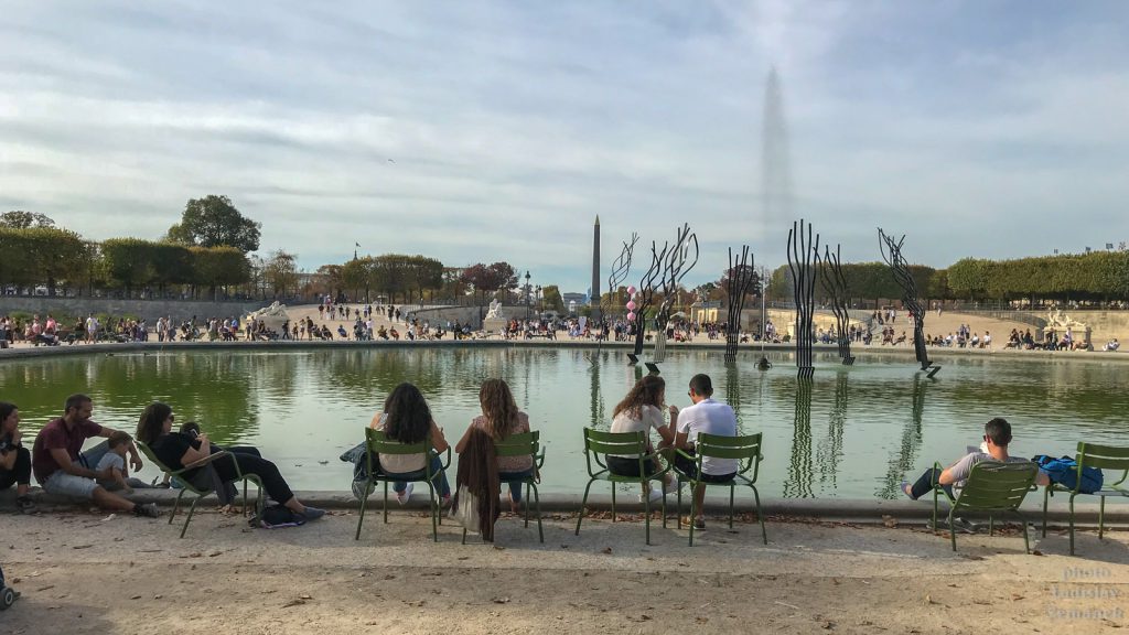 zahrady Jardin des Tuileries