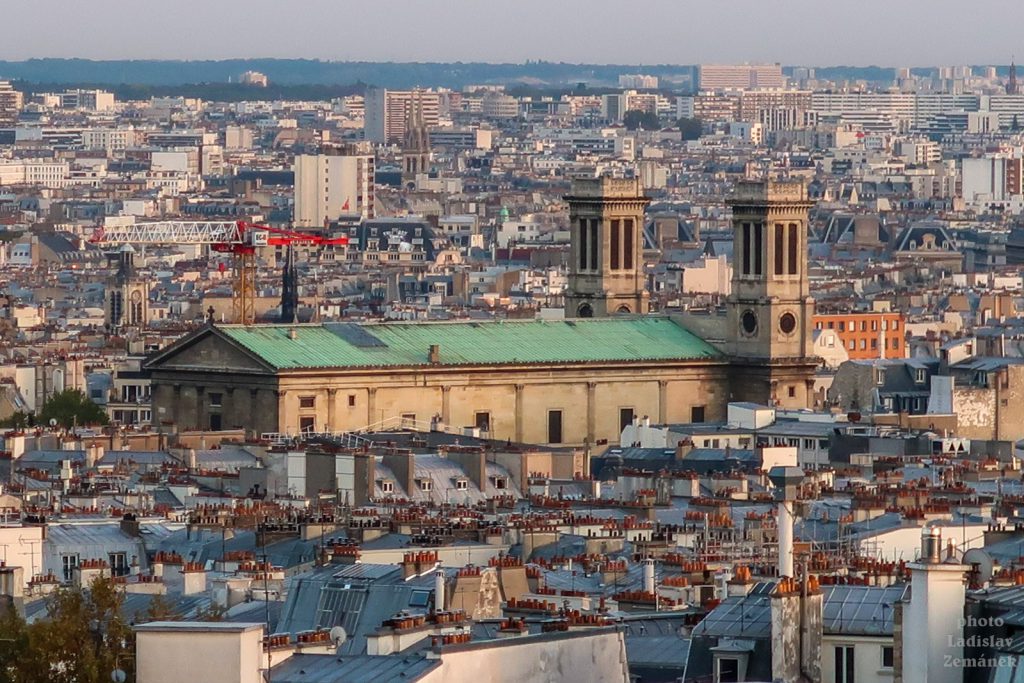 Paříž - Montmartre - výhled na město