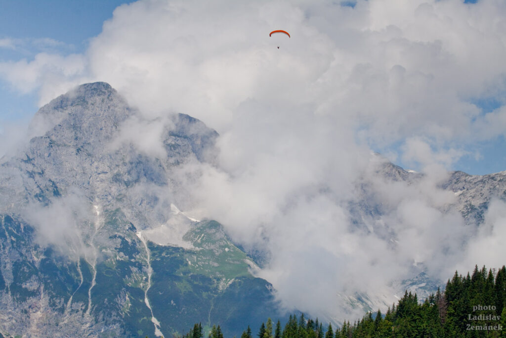 Paraglide v Tennengebirge