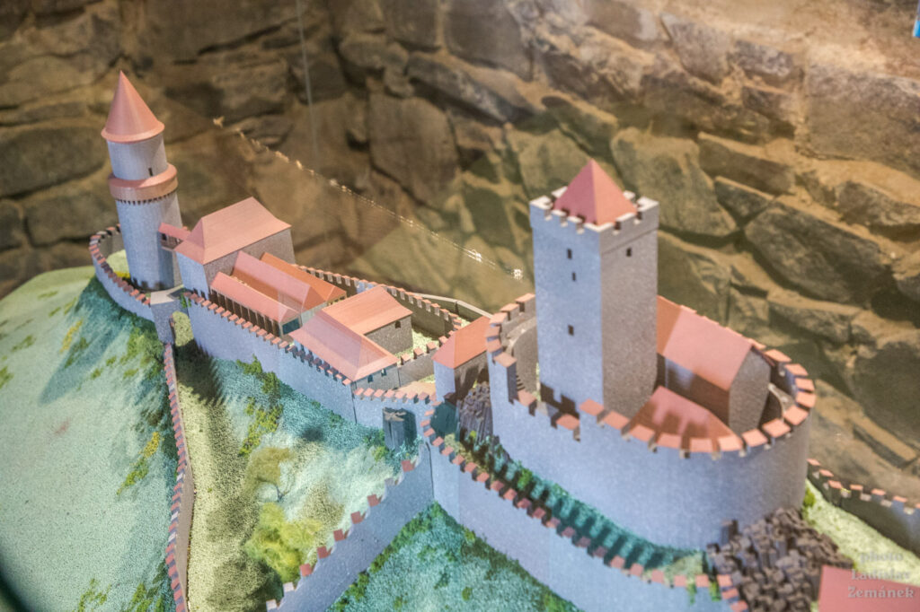 hrad hazmburk - model