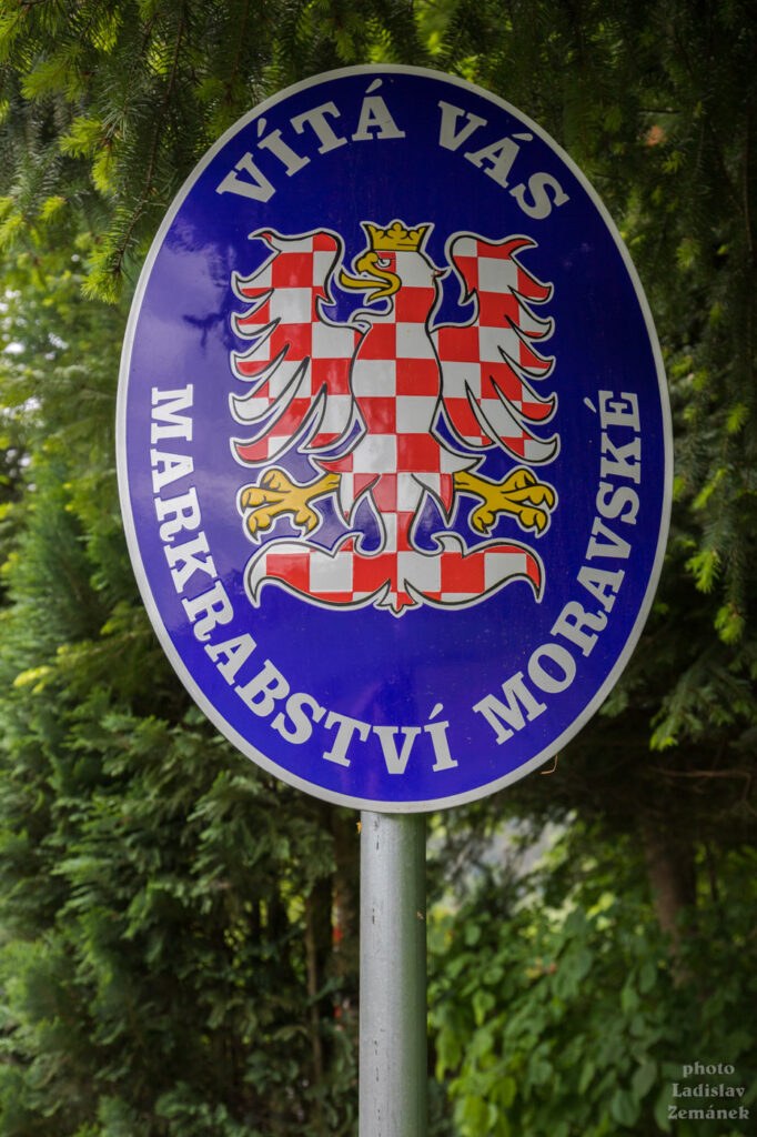 na hranici Čech a Moravy