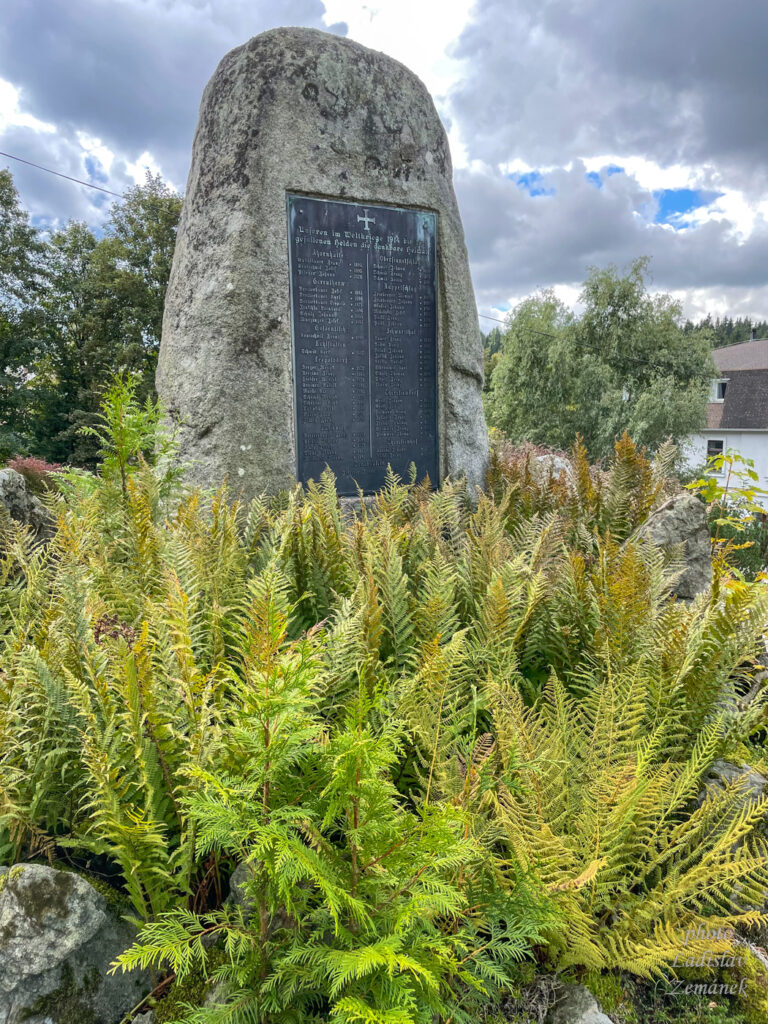 Pohorská ves - památník obětem 1. světové války