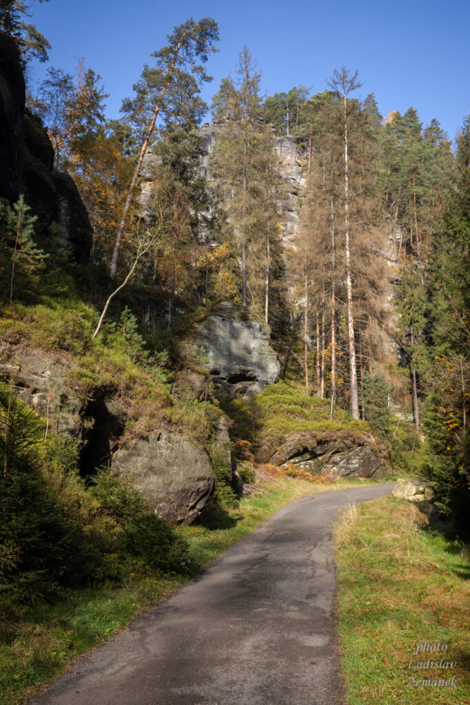 České Švýcarsko - lesní cesta i Jetřichovic